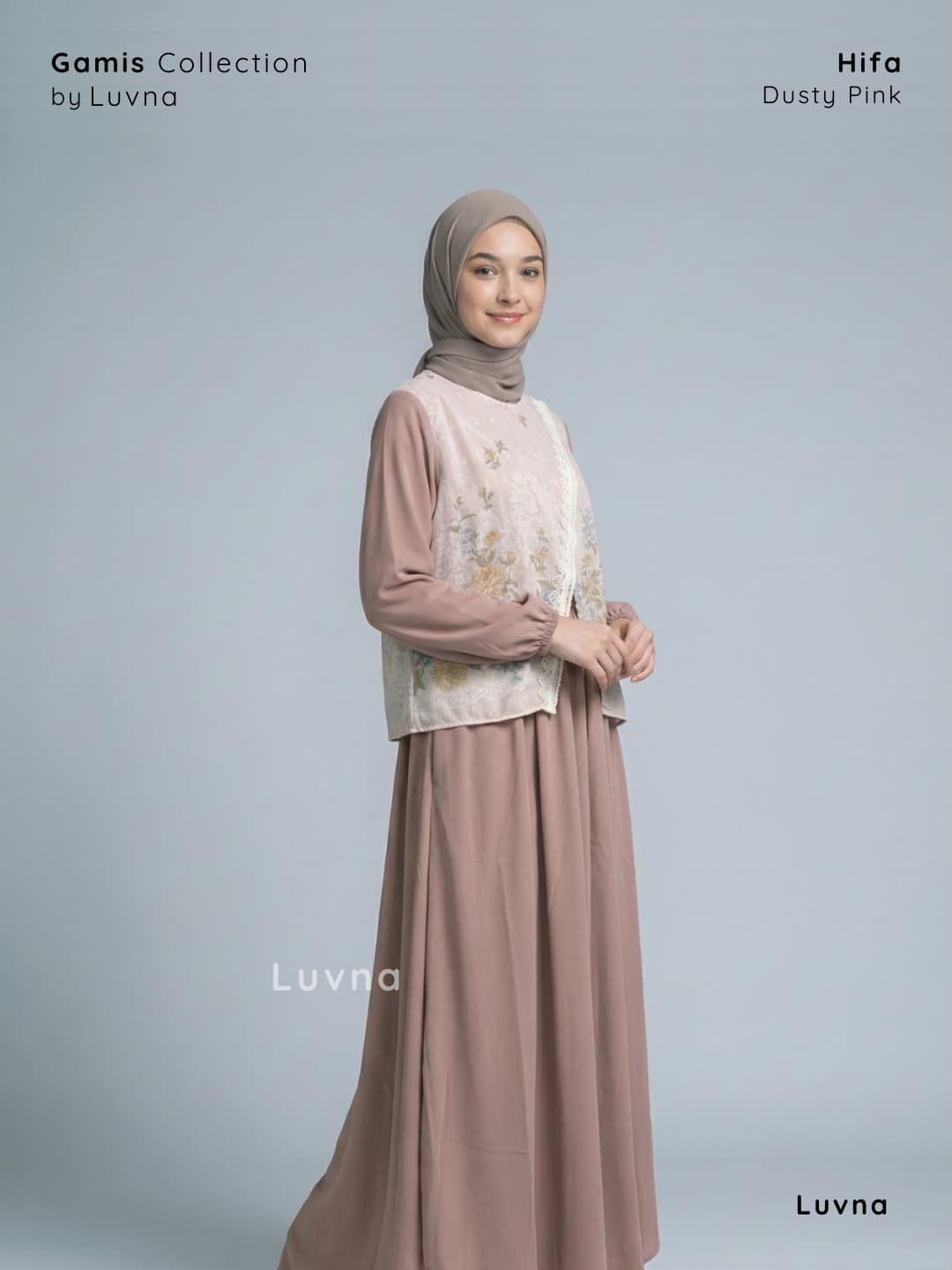 Luvna Hifa Gamis - Linen Premium 1