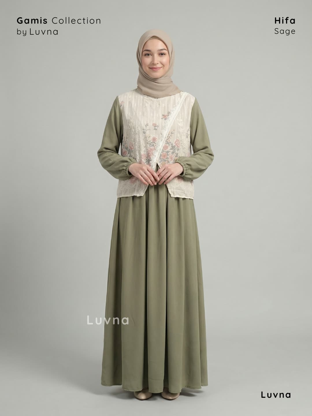 Luvna Hifa Gamis - Linen Premium 3