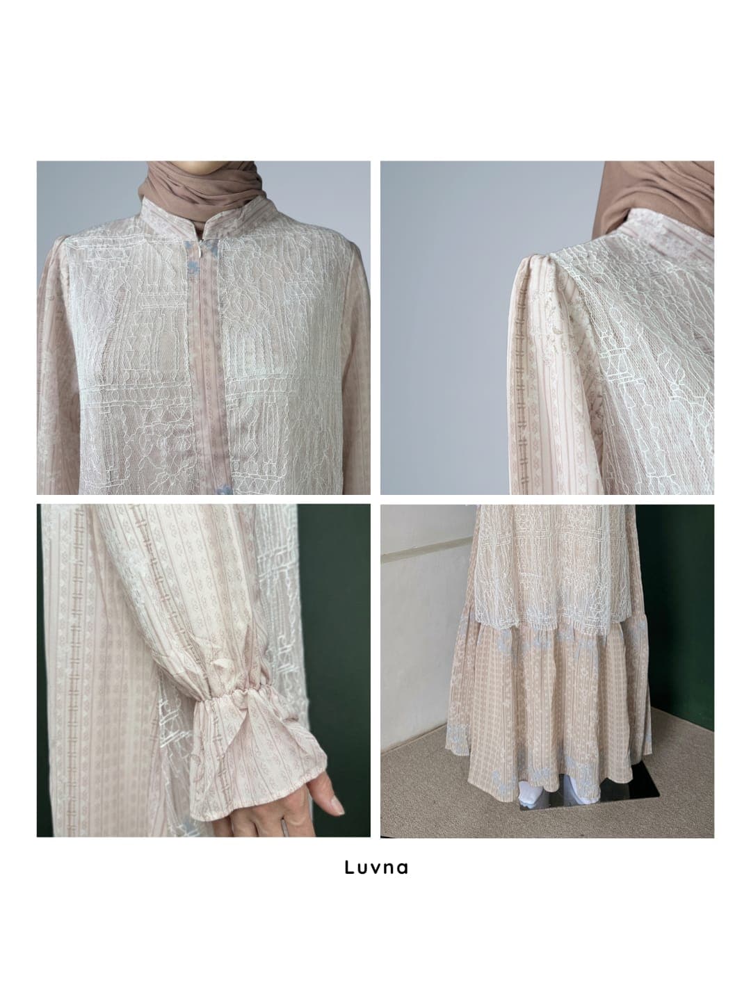 Luvna Gea Gaun Dress - Ceruty Full Chantily 6