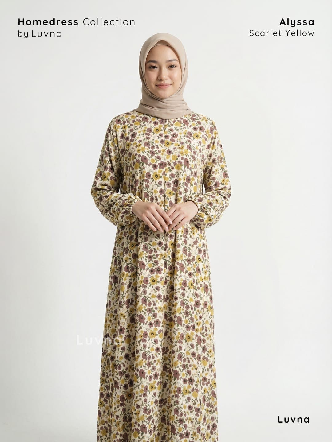 Luvna Alyssa Homedrees - Rayon Premium Daster Bumil Busui Friendly 3