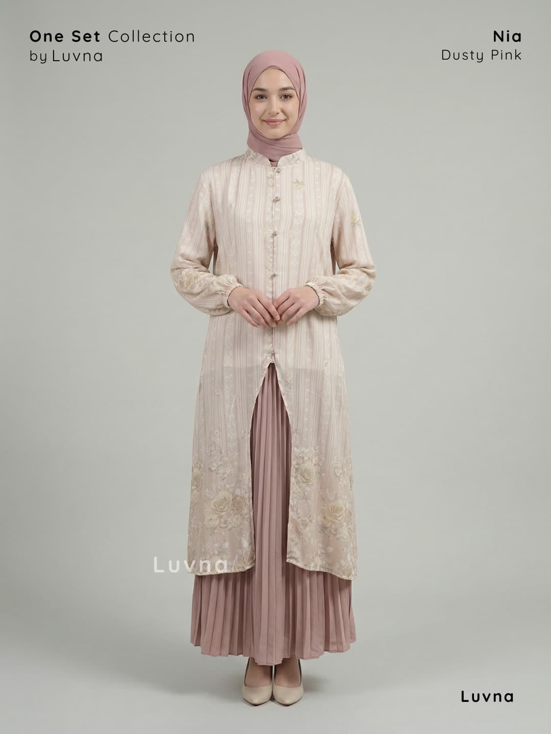 Luvna Nia One Set Ceruty-Rok Plisket Premium 4