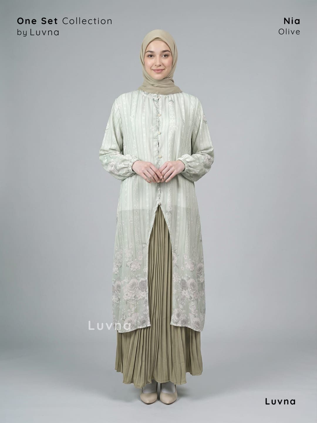 Luvna Nia One Set Ceruty-Rok Plisket Premium 5