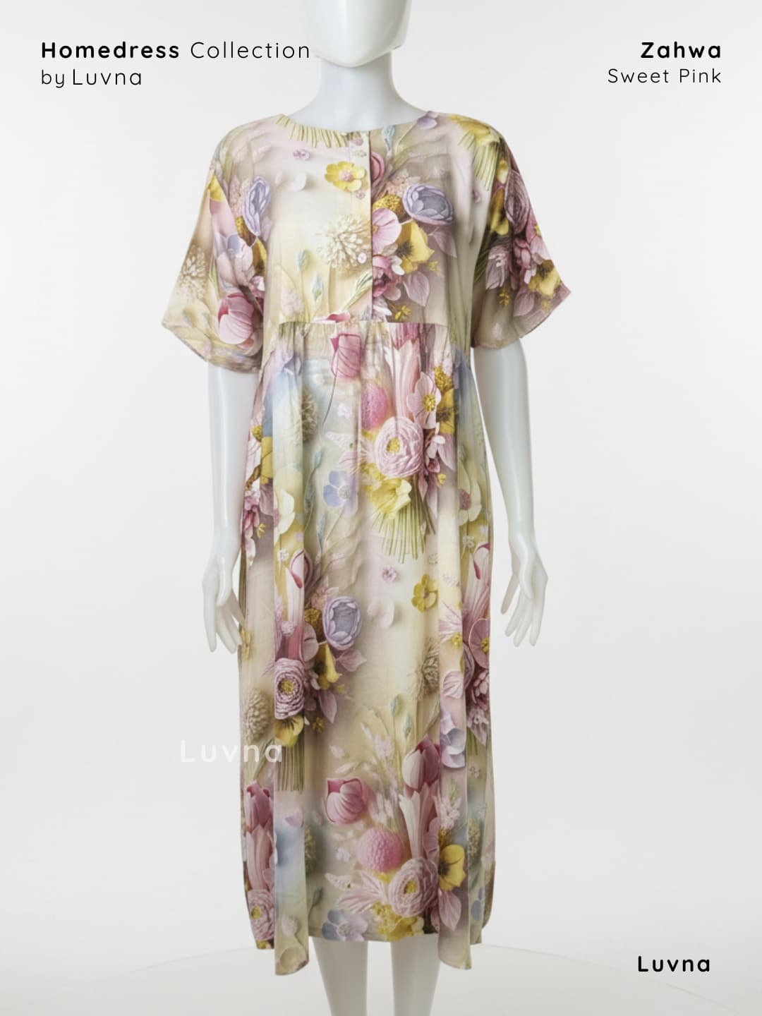 Luvna Basic Zahwa Homedress Premium - Daster Busui 4